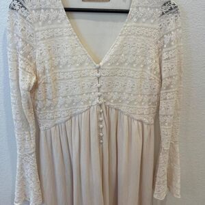 Shyanne Women's Cream Dress